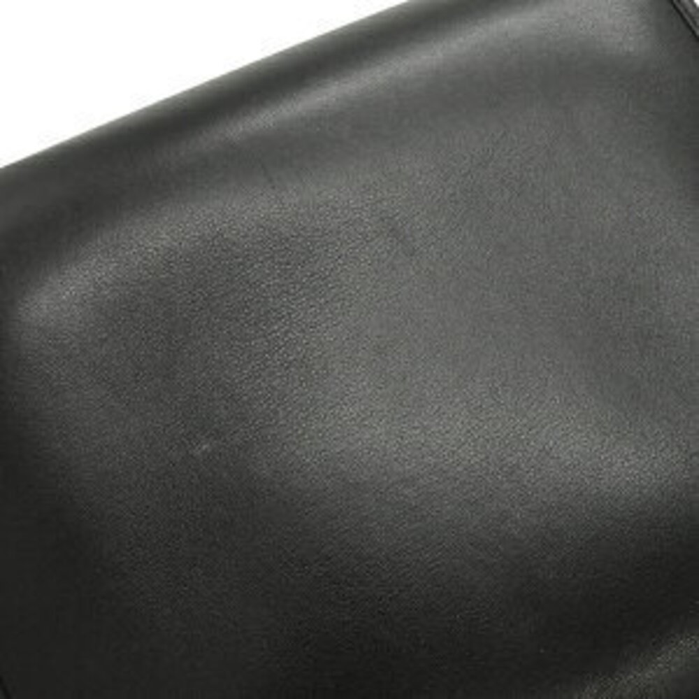 Celine Besas Triomphe Shoulder Bag Black Calfskin Flap Crossbody Bag - Picture 5 of 9
